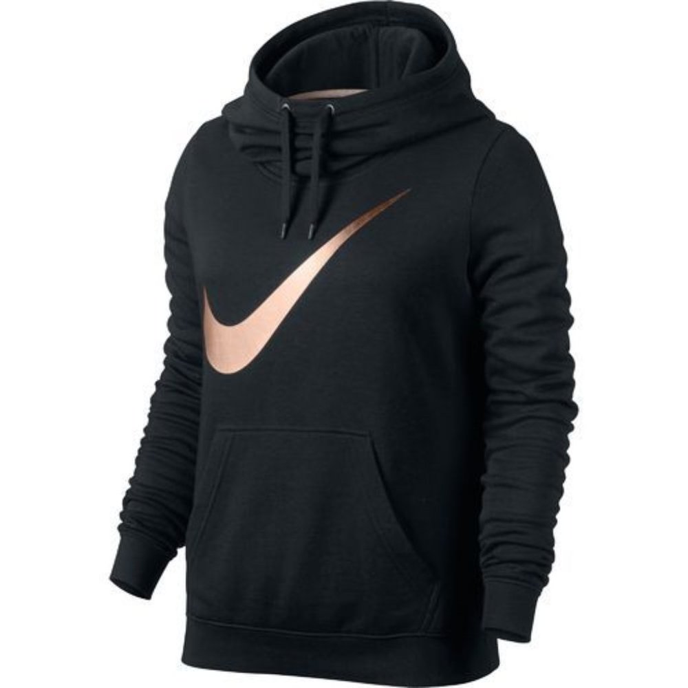 Nike rose gold check hoodie szM
